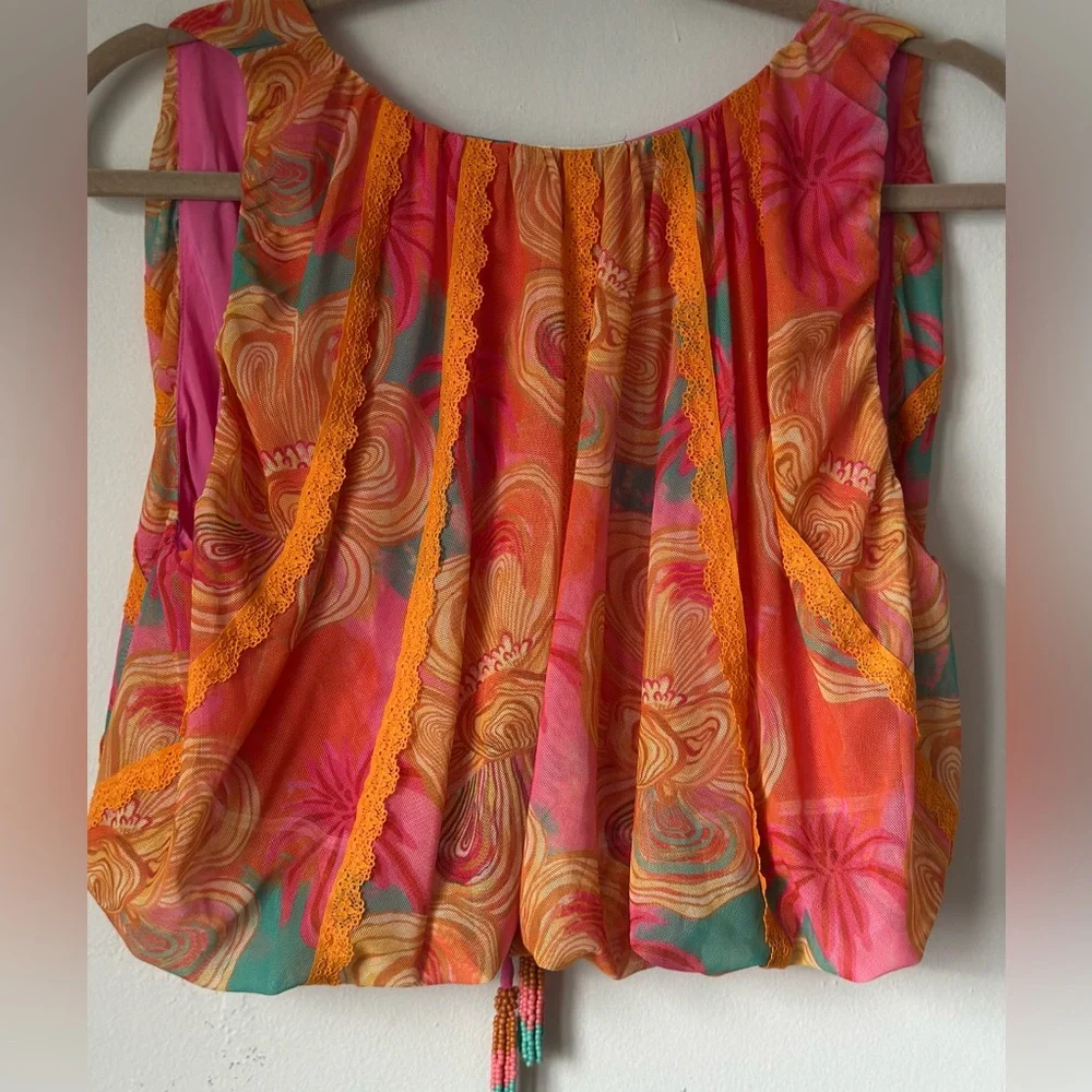 FARM Rio Multicolor Boho Blouse - Picture 9 of 13
